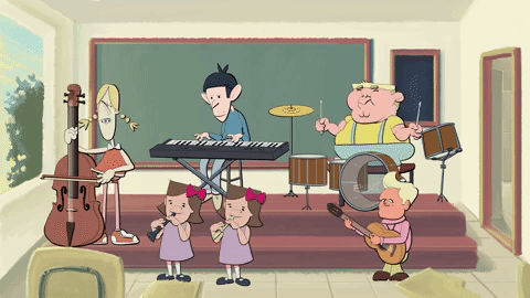 Grand piano with sheet music